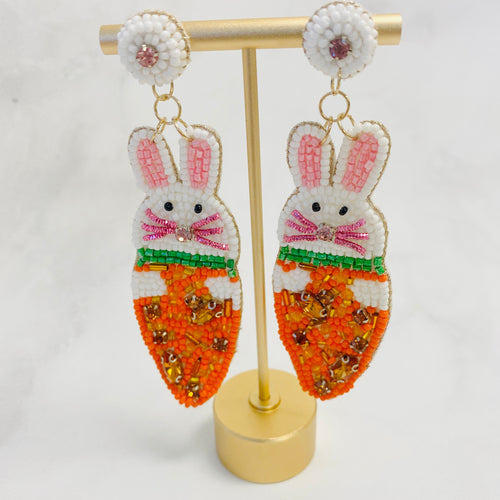 Bunny & Carrot Earrings