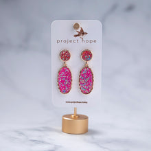 Load image into Gallery viewer, Hot Pink Earrings