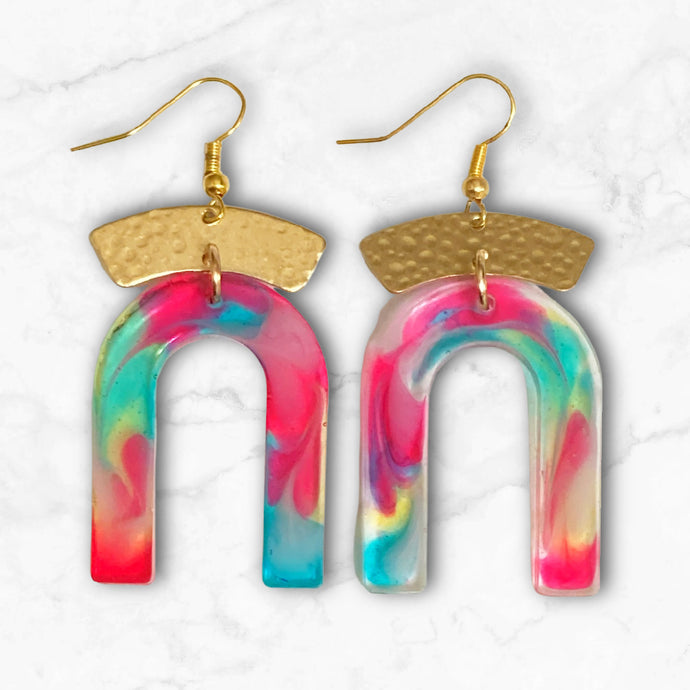 Watercolor Earrings