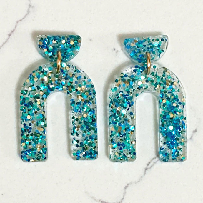 Turquoise Multi Arch Earrings