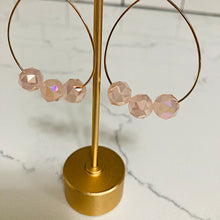 Load image into Gallery viewer, Light Pink Drop Earrings
